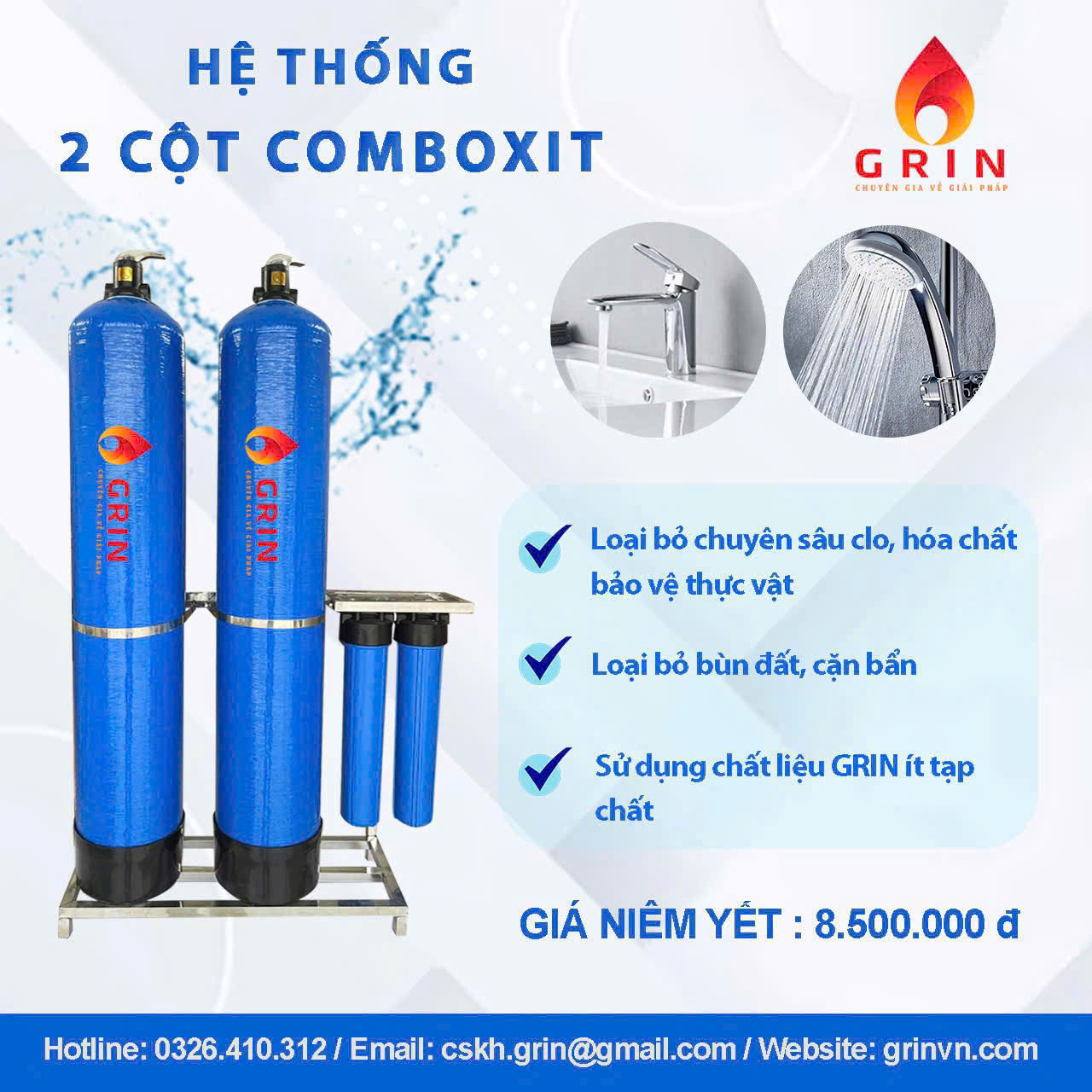 Hệ thống 2 cột Composite