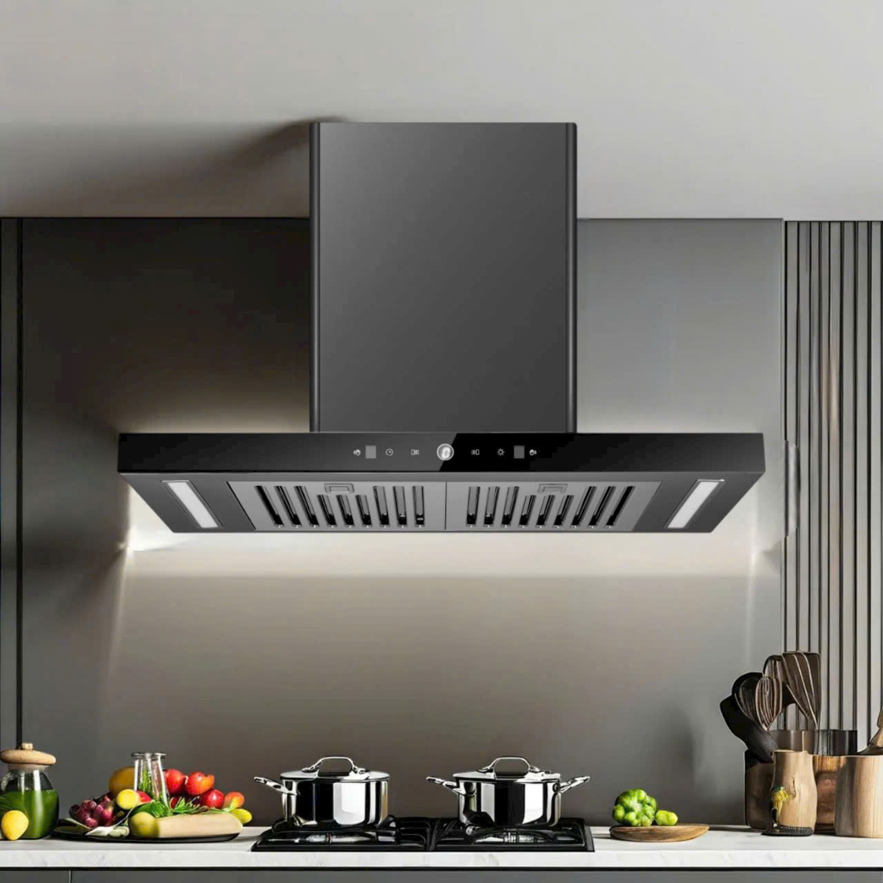 Máy hút mùi cảm ứng chữ T - GR04